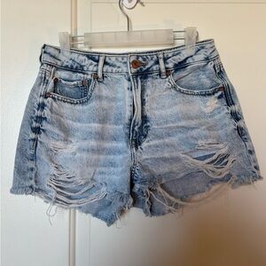 American Eagle Distressed Tomgirl Jean Shorts